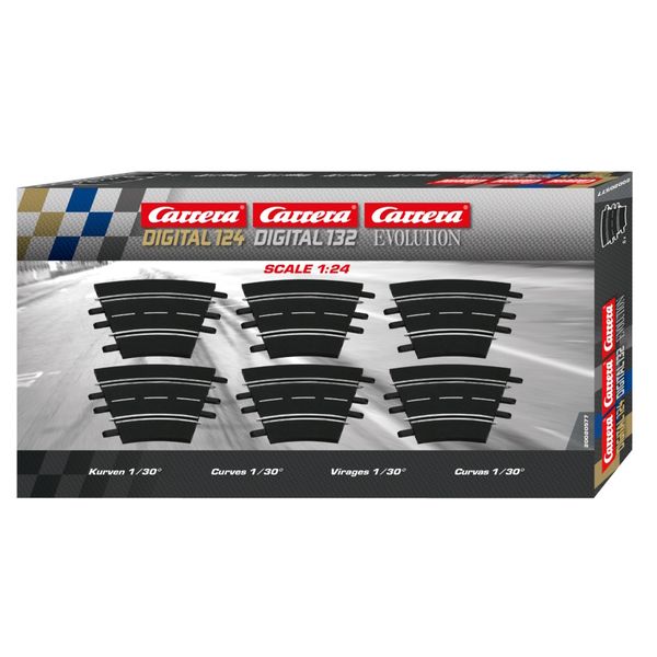 Carrera 1/30 Curve (6 Piece)