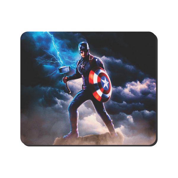 Superhero Mouse Pad - Captain America Night