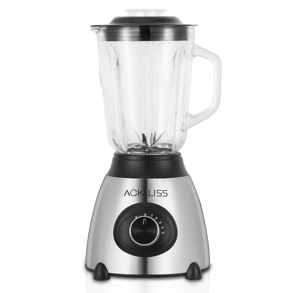 ACKILISS 1000W 2-in-1 Electric Blender &amp; Grinder - Silver
