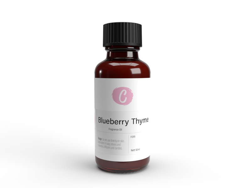 Blueberry And Thyme Fragrance Oil - Cosmetic Craft 50ml