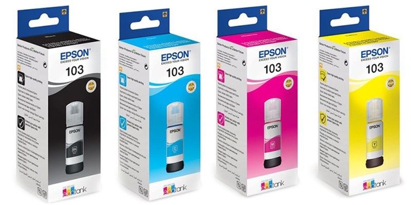 Epson 103 Ecotank -4 Pack (BK/C/M/Y)