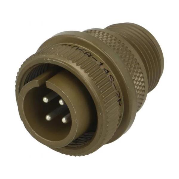 XY3106A-14S-2P MIL-5015 Cable Plug 4-Pin 13A with Screw Lock