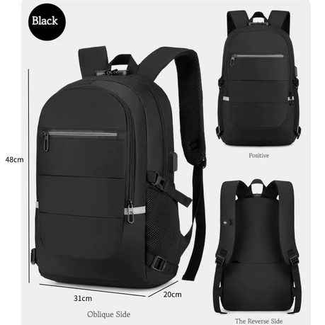 Backpack that has a charger best sale