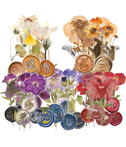 Pressed Flower Stickers,200pcs,Pre-Cut Floral and Plant Sticker for DIY
