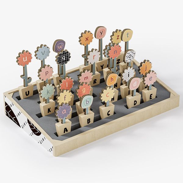 TopBright ABC Flowers Spelling Game - Kids Alphabet Learning Toy with Cards