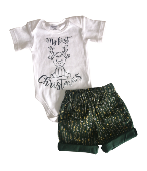 Little Leila - My 1st Christmas Outfit - Green