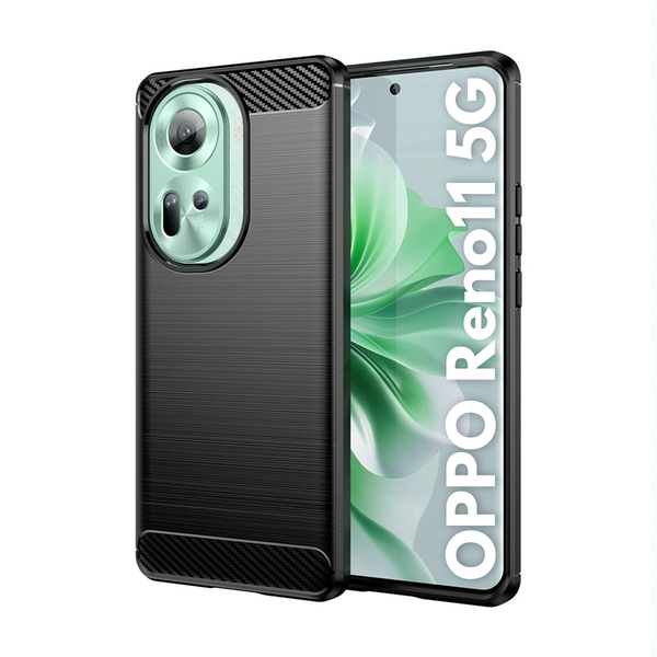 CellTime Carbon Fiber Design Case for Oppo Reno11 5G Shockproof Cover