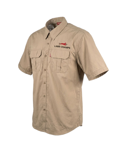 Salty - Lamb Champs Supporters Bush Shirt - Khaki