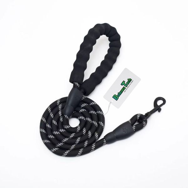 BotereuTech Dog Rope Leash 150CM Nylon Black