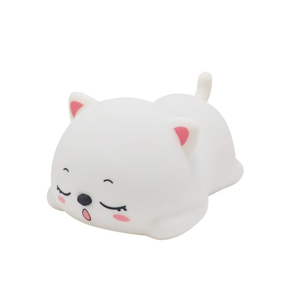 Apauls Cute Cat Night Lamp , 7 Colour Changing LED Light for Kids Bedroom