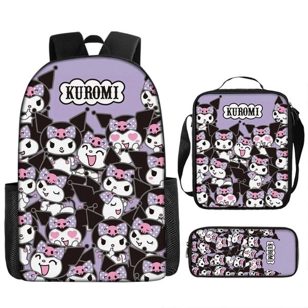 Lunch Box &amp; Pencil Case -Kuromi image