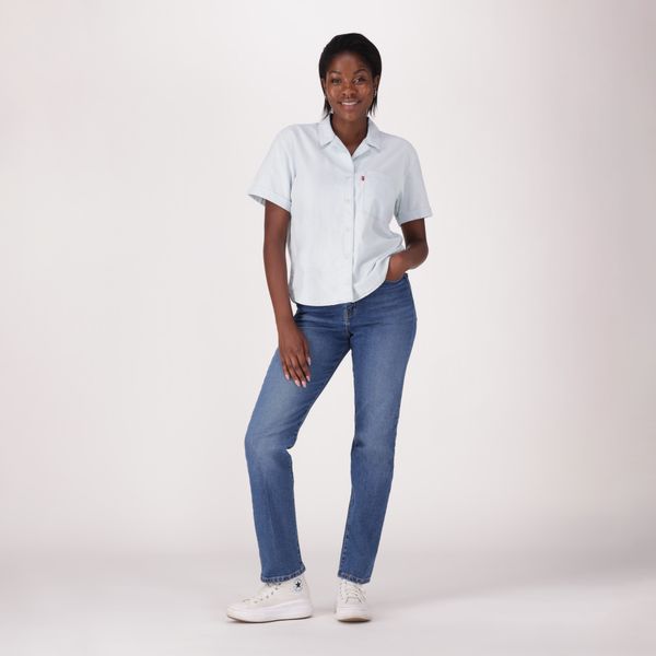 Levi's® Women's Wedgie Slim Jeans - Med Indigo - Worn In