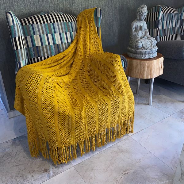 Creative Deco Bohemian Throw Blanket - 140cm X 240cm