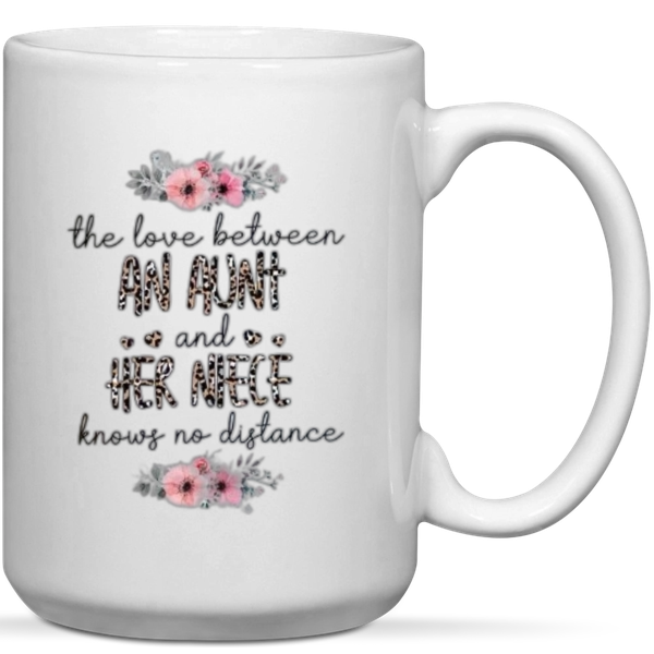 The Love Between An Aunt And A Niece Knows No Distance Gift Keyring