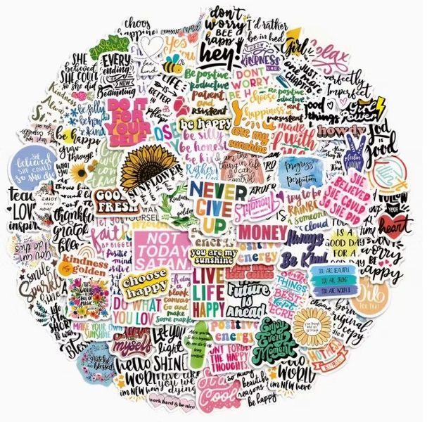 50 Piece Inspirational Healing stickers