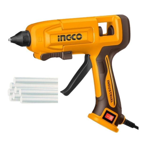 Ingco - Hot Glue Gun (45W) with 8 Glue Sticks (11.2mm) - GG408