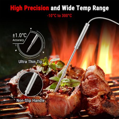 BBQ Fork with Pre-programmed Digital Themometer