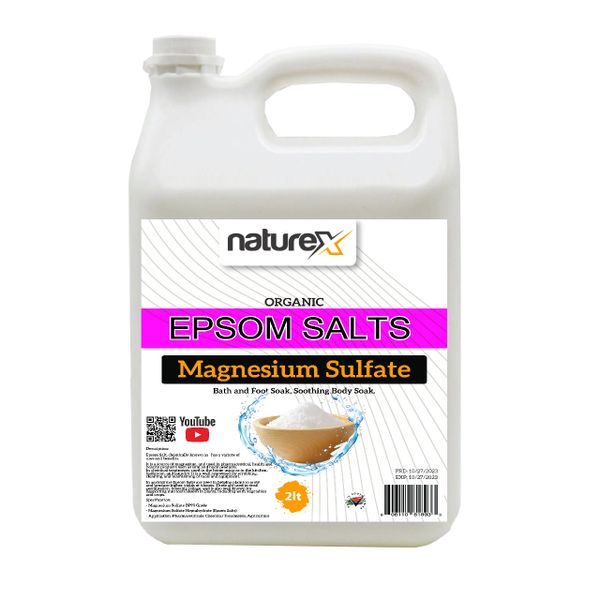 Naturex Epsom Salts (Magnesium Sulfate) - 2L