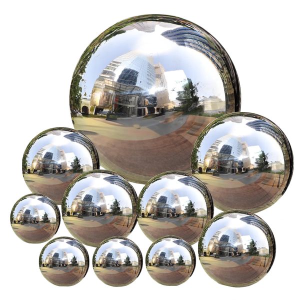Decor Stainless Steel Gazing Balls For Indoor &amp; Outdoor Decorations 10 Piece