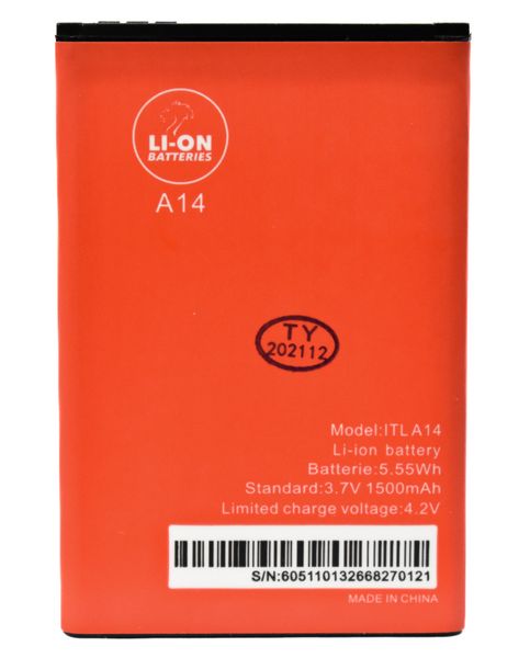 Li-on Replacement Battery For iTel A14