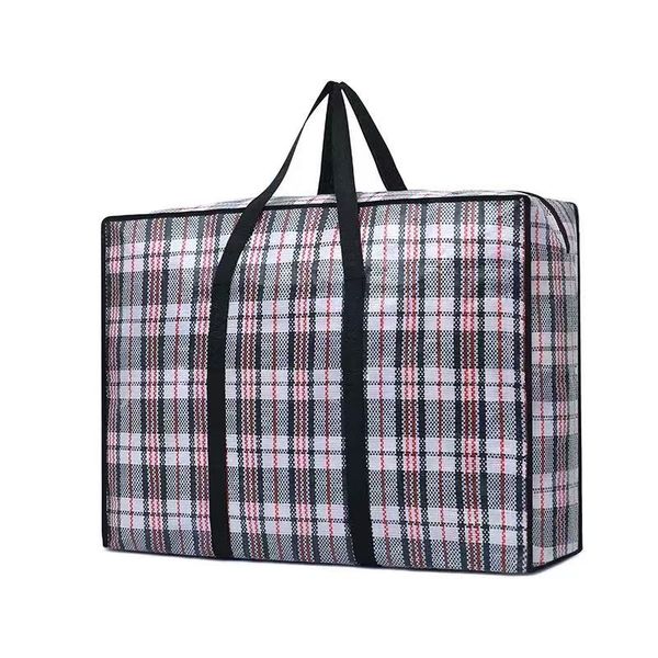 Plastic Storage Bag With Zipper, Size 90 x 30 x 50 CM