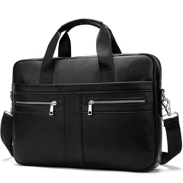 Trendy Genuine Leather Laptop Bag