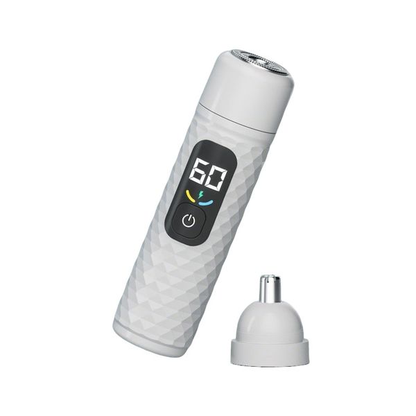 Electric Nose Hair Trimmer with LED Power Display. Rechargeable Trimmer.