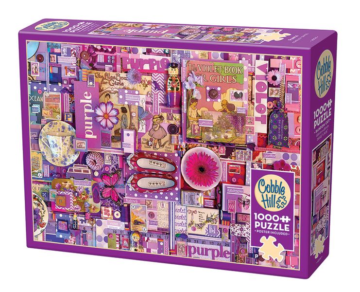 Cobble Hill Purple 1000 Piece Puzzle