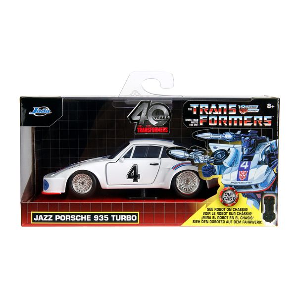 Jada Transformers G1 Jazz 1976 Porsche 935 1:32