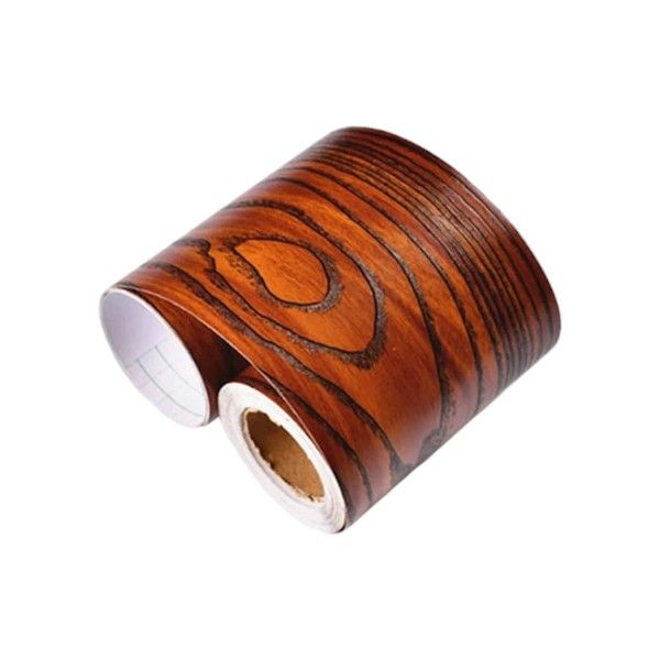 1 Roll - Self-Adhesive Thickened Lamination Wood Grain Vinyl - Light Walnut