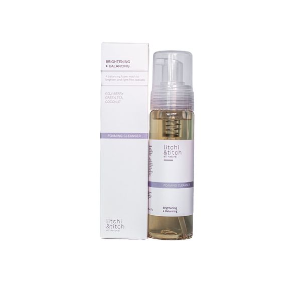 Litchi &amp; Titch Brightening &amp; Balancing Foaming Cleanser (200ml)