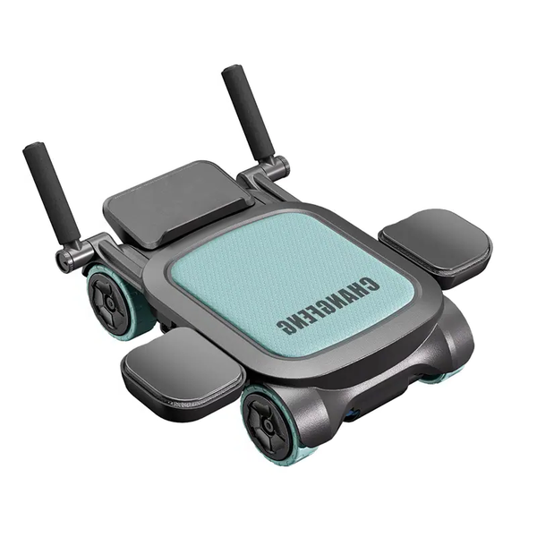 Automatic Rebound Four-Wheel Belly Roller
