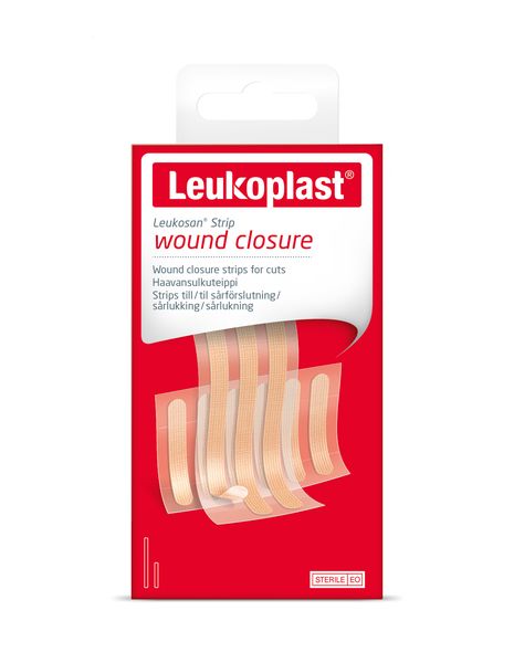 Leukosan Strip Wound Closure, Assorted, Pack of 9