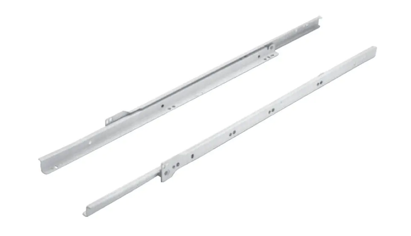 KHASA Roller Runner, 550mm, White, 25kg Capacity, 2 Pieces