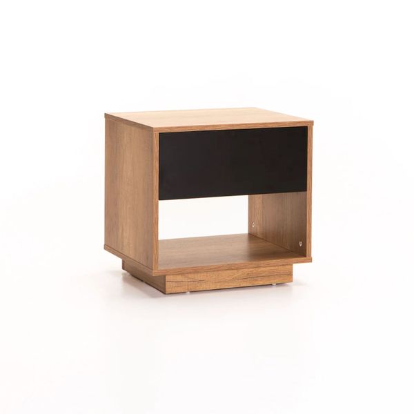 Cento 1 Drawer Pedestal- Wildoak/Black