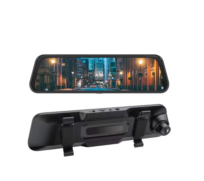1080 HD 12 Inch Dashboard Car Mirror DVR Dual Camera Recorder CTC-G45