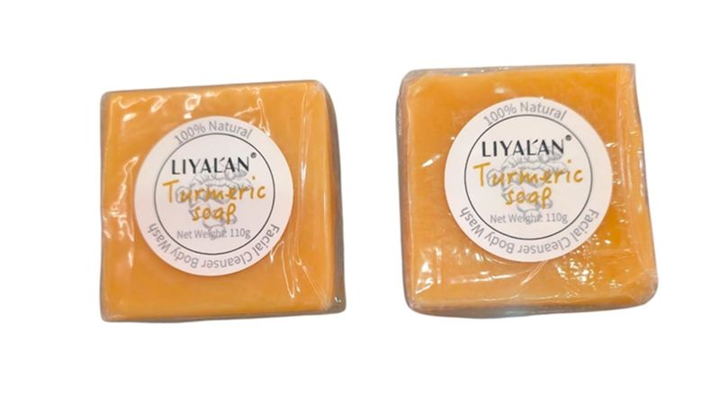 Turmeric Skin Brightening Glow Soap - 2 Pack