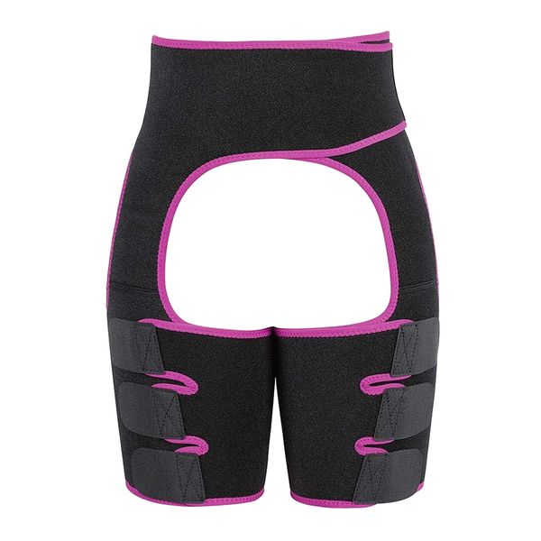 Women's Waist Trainer Groin Hip Brace Sciatica Support - Size: XL - Magenta
