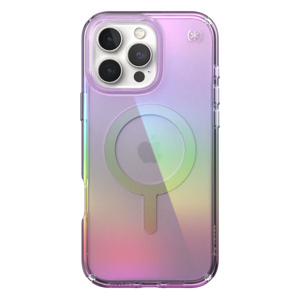 Speck Apple iPhone 16 Pro Max Presidio Lux Magsafe Case Cover - Clear/Purple