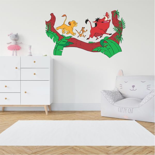 The Lion King Pumbaa, Simba and Timon Decal