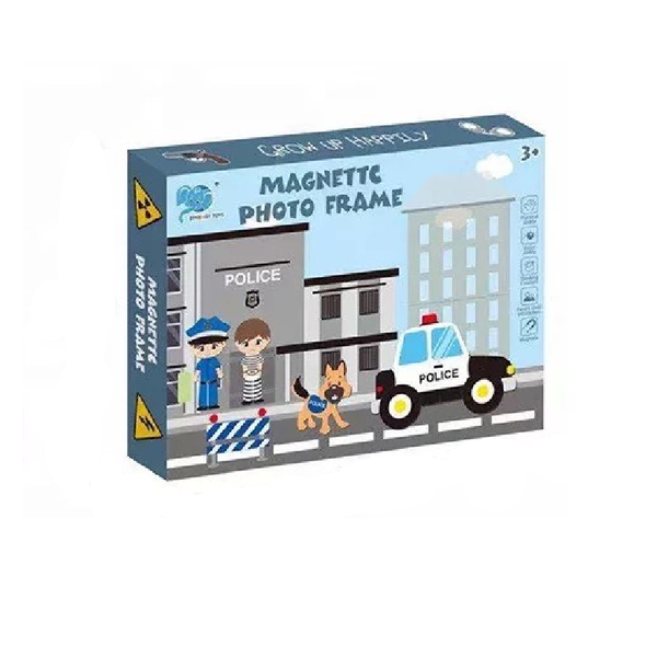 30 Pieces Magnetic Jigsaw Puzzle - Police Station