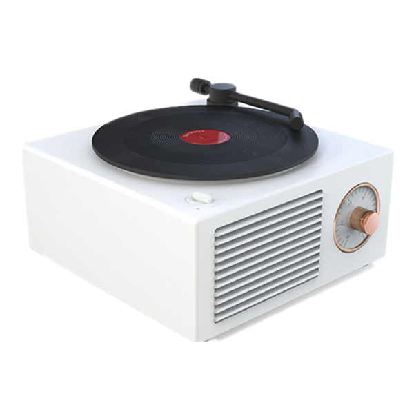 Turntable Speaker Bluetooth-Compatible V5 0 Portable Speaker Green