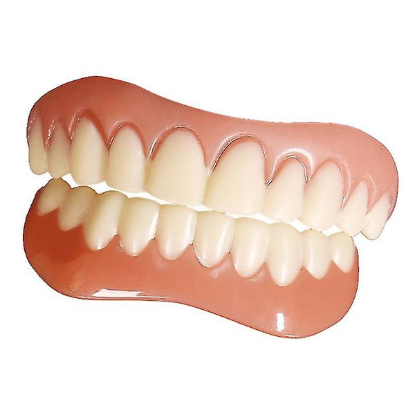 Reusable Cosmetic Teeth Veneers Comfortable For Kids Top &amp; Bottom