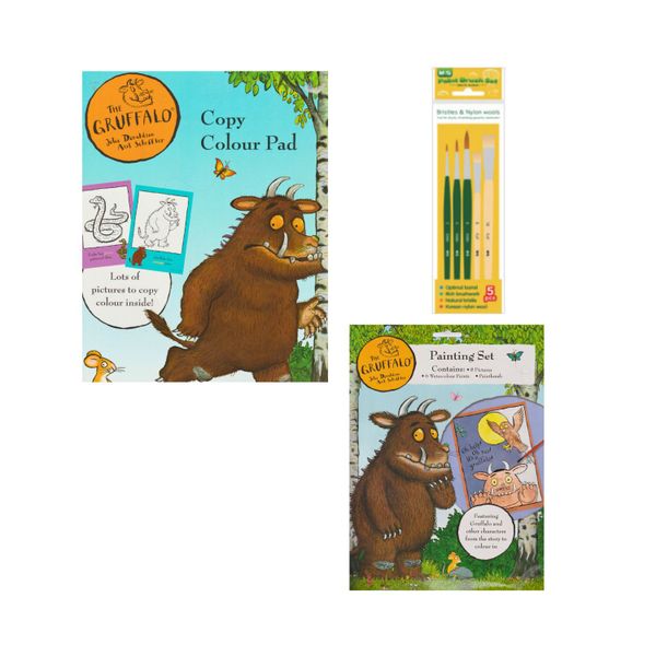 The Gruffalo Activity Set with Copy Colour and Painting Set for Ages 3+