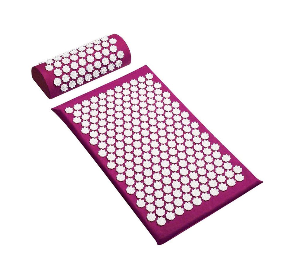Acupressure Cushion Massage Yoga Mat and Pillow Set Shop Today. Get