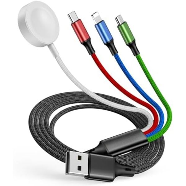Super 4 in 1 Multi-Function USB-A USB-C Charger Cable
