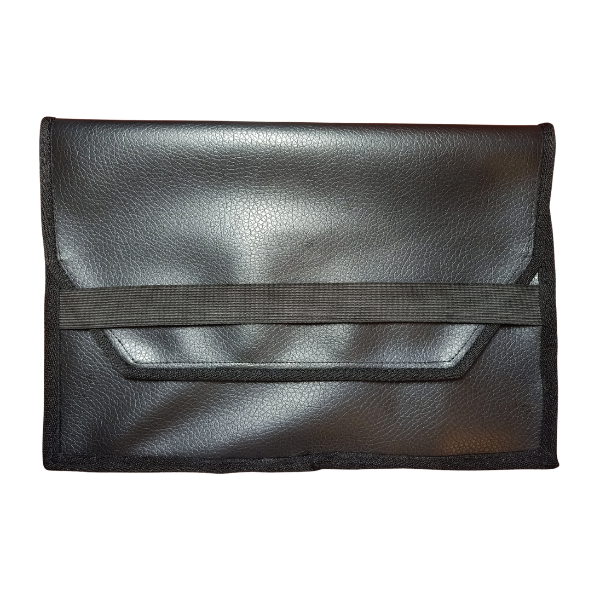 Faux Leather Latop / Tablet Sleeve - Black