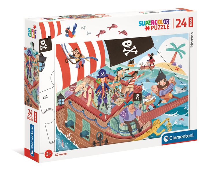 Clementoni 24 Maxi Piece Puzzle -Pirates