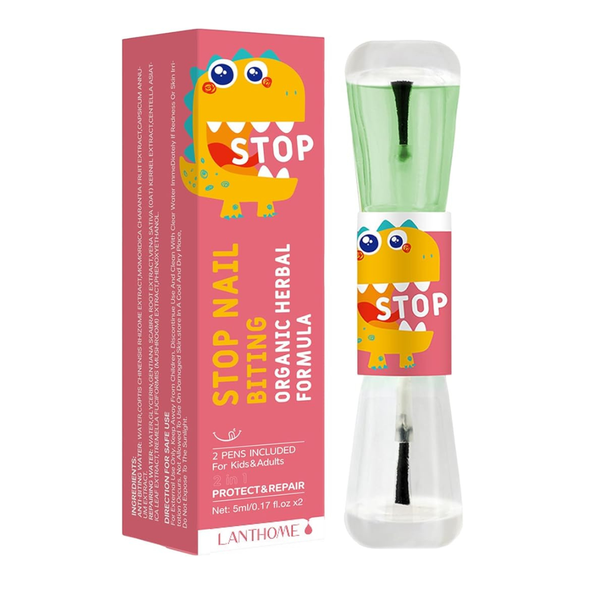 Lanthome anti nail biting liquid for kids - 2-in-1 - 2 pack