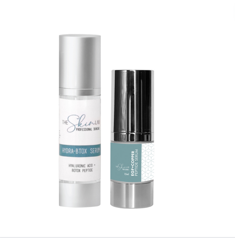 The Skin Lab Hydra Botox & EGF+Copper Peptide Microneedling Serums